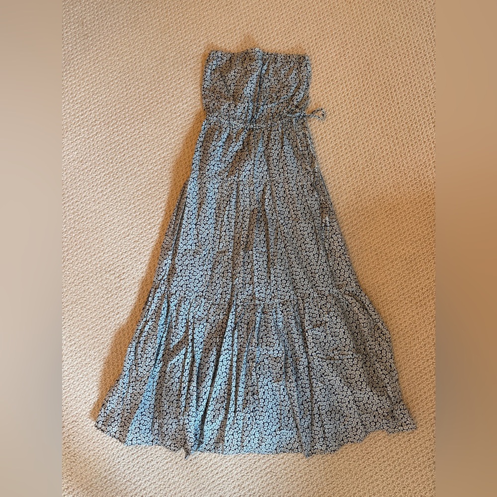 GAP strapless maxi dress size S